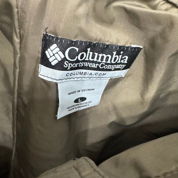 Columbia Mens Winter Snowboard Ski Pants Brown Omni Tech Outdoor Sz L - Picture 10 of 12